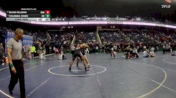 3A 190 lbs Cons. Semi - Elijah Ellison, Franklinton vs Coleman Jones, Enka High School