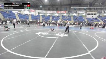 46 lbs Rr Rnd 3 - Annelynn Hammond, Dragon Wrestling CO vs Faith Lopez, Black Fox Wrestling Academy