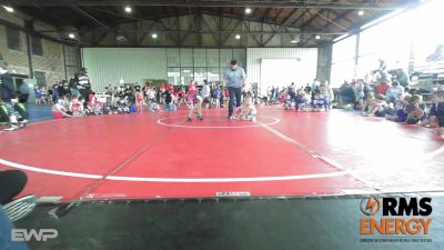 46 lbs Rr Rnd 3 - Rodrick Waitkus, Team Tulsa NDT vs Bentley Burchett, Raw Wrestling Club