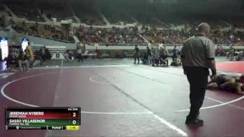 D1-150 lbs Semifinal - Jeremiah Nyberg, Desert Ridge vs Sasso Villasenor, Corona Del Sol