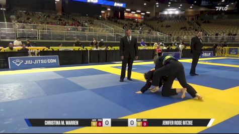 Jenifer Rose Ritzke vs Christina M. Warren 2025 Pan Jiu Jitsu IBJJF Championship