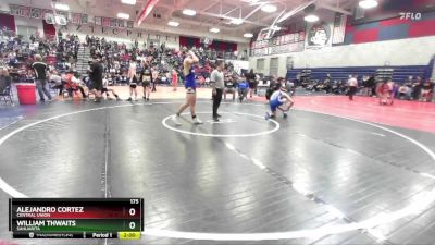 175 lbs Champ. Round 1 - William Thwaits, Sahuarita vs Alejandro Cortez, Central Union