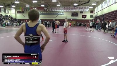 14U-2 lbs Round 2 - Dominic Munoz, FWA vs Edisen Fullhart, Northeast Iowa Wrestling Club