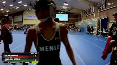 133 lbs Cons. Round 3 - Dylan Brown, Unattached vs Jeremiah Steele, Menlo