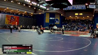 106 lbs Cons. Round 3 - Christian Wirts, Gilman School vs Shafer Hoffman, Downingtown West