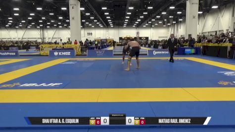 MATIAS RAUL JIMENEZ vs SHAI IFTAR A. G. ESQUILIN 2025 World IBJJF Jiu-Jitsu No-Gi Championship