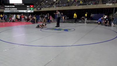 60 lbs Consi-qtrs - Tyler Flynn, Wellsboro vs Aidan Clemens, Sparta