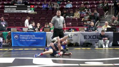 114 lbs Consi 2 - Evan Lisowski, Penns Valley vs Carter Ickes, Chestnut Ridge