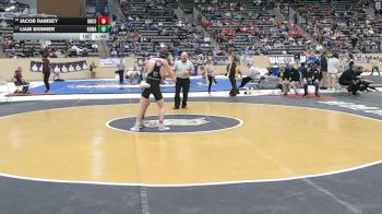 126 lbs Champ. Round 2 - Liam Skinner, Rowan County vs Jacob Ramsey, Union County