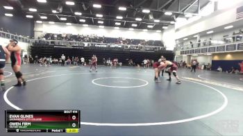 285 lbs Semifinal - Owen Firm, Victor Valley vs Evan Glines, Sacramento City College