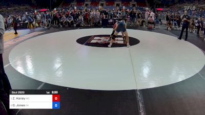 100 lbs Quarters - Zoey Haney, MO vs Destiny Jones, OK