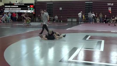 J-9 lbs 7th Place Match - Steven Johnson, Indee Mat Club vs Aiden Broghammer, Hammerin Hawks