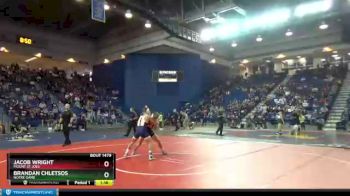 132 lbs Quarterfinal - Brandan Chletsos, Notre Dame vs Jacob Wright, Mount St Joes