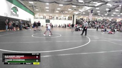 100 lbs Cons. Round 3 - Alejandro Dieguez, South Central Punisher vs Conner Schoneman, IAWC