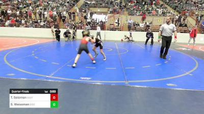 68 lbs Quarterfinal - Troy Solomon, South Georgia Athletic Club vs Sophia Waissman, Bison Takedown Wrestling Club