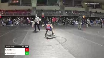 82 lbs Quarterfinal - Braxton Richter, Great Bend WC vs Parker Wickam, Windsor WC