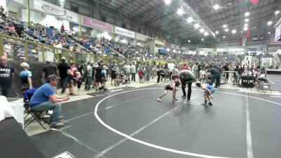 62 lbs Round Of 32 - Leonardo Pena, Ridge WC vs Ebin Baker, Creede Miners