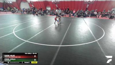 50-55 lbs 3rd Place Match - Piper Ayala, Wisconsin vs Sadie Hilke, Princeton Wrestling Club