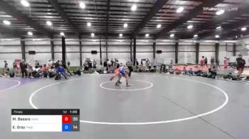 66 kg Final - Mason Basara, Northampton Area WC vs Ethan Gray, Team Delaware