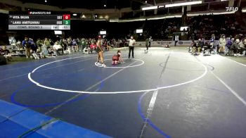 Girls 145 lbs Cons. Round 2 - Lanu Amituanai, Chief Sealth (Girls) vs Vita Silva, South Kitsap (Girls)