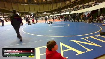 68 lbs Cons. Round 3 - Corey Thompkins, Flex Wrestling vs Grayson Carter, Riverheads Youth Wrestling