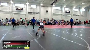 100 lbs Round 6 (10 Team) - Jack Jastal, Ohio Gold 10K vs Jake Ryan, Bandits