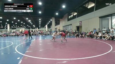144 lbs Round 2 (4 Team) - Cole Gros, BRAWL Black vs Jordan Weltzin, Alabama Elite Gold