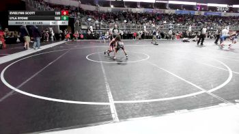64 lbs Round Of 16 - Evielynn Scott, Topeka Blue Thunder vs Lyla Stone, Young Viking Warriors