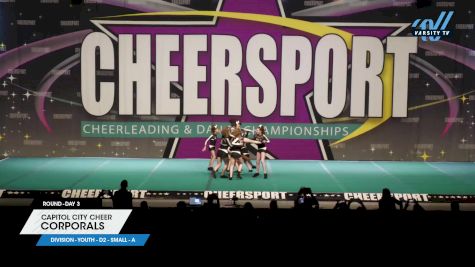 Capitol City Cheer - Corporals [2025 L1 Youth - D2 - Small - A Day 3] 2025 CHEERSPORT National All Star Cheerleading Championship
