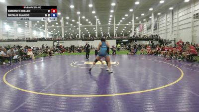 155 lbs Emersyn Miller, Wisconsin vs Natalie Blanco, California Gold