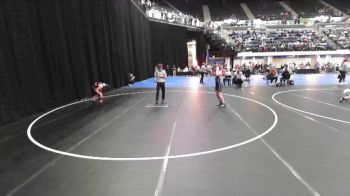 5th - 6th grade - 117 Cons. Round 2 - Hunter Vos, Iowa vs Kinnick Vance, Immortal Athletics WC