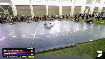 115 lbs Semifinal - Makayla Rivera-Cain, AZ vs Alina Bardoni, NV