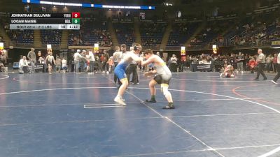 212 lbs Consy 5 - Johnathan Sullivan, Youngsville vs Logan Maise, Belle Vernon