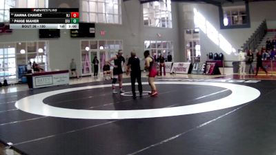 180 lbs Champ. Round 1 - Paige Maher, Simon Fraser University vs Jianna Chavez, William Jewell College