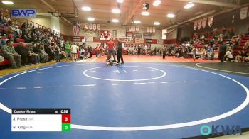 40 lbs Quarterfinal - Jackson Prose, Jay Wrestling Club vs Ryette King, Miami