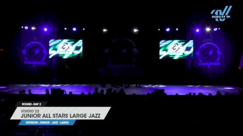 Studio 22 - Junior All Stars Large Jazz [2024 Junior - Jazz - Large Day 2] 2024 ASC Clash of the Titans Schaumburg & CSG Dance Grand Nationals