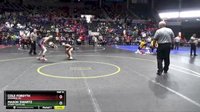 103 lbs Cons. Round 5 - Mason Swartz, Storm Youth WC vs Cole Forsyth, Stampede WC