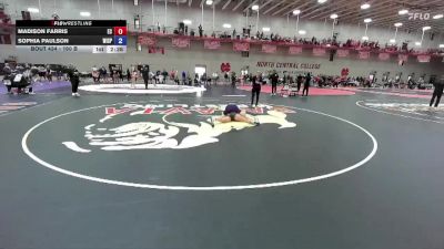 160 B Cons. Round 2 - Madison Farris, Eureka vs Sophia Paulson, Wisconsin-Stevens Point