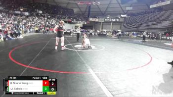 2A 195 lbs Semifinal - Josue Solorio, Othello vs Hunter Sonnenberg, Orting