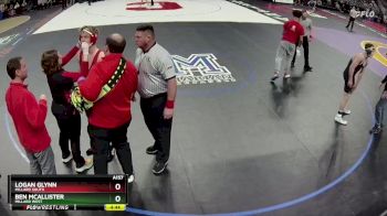 Semifinal - Logan Glynn, Millard South vs Ben McAllister, Millard West