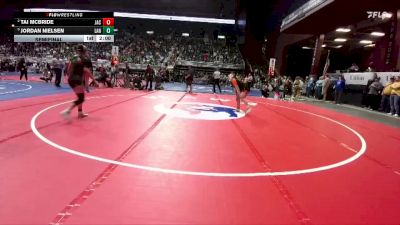 125 lbs Semifinal - Jordan Nielsen, Lander Valley vs Tai Mcbride, Jackson Hole