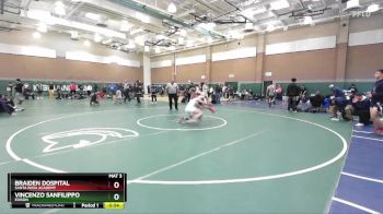 138 lbs Cons. Round 5 - Braiden Dospital, Santa Rosa Academy vs Vincenzo Sanfilippo, Edison