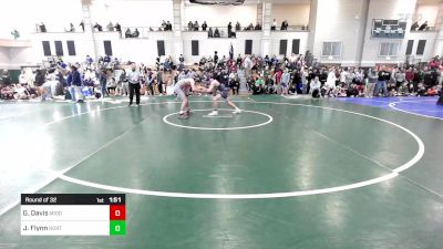 138 lbs Round Of 32 - Grant Davis, Middleborough vs Jacoby Flynn, Norton