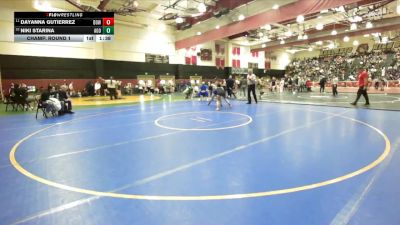 125 lbs Champ. Round 1 - Dayanna Gutierrez, Downey vs Niki Starina, Agoura