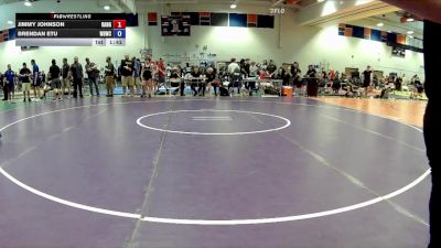 117/135 Round 3 - Brendan Etu, Wild Buffalo Wrestling Club vs Jimmy Johnson, South Augusta Wrestling