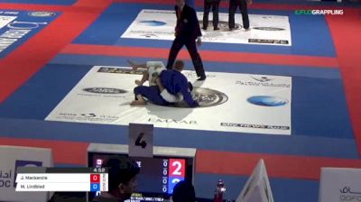 Jacob Mackenzie vs Max Lindblad 2018 Abu Dhabi World Professional Jiu-Jitsu Championship
