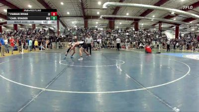 132 lbs Cons. Round 2 - Fabian Rivas, Spanish Springs vs Cael Staggs, Mcqueen