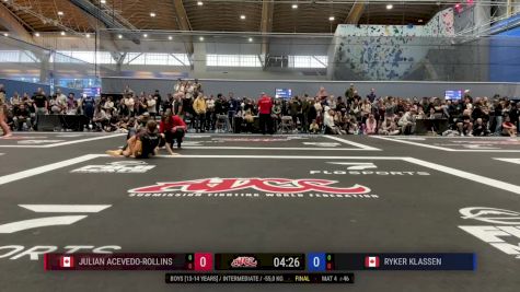 Julian Acevedo-Rollins vs Ryker Klassen 2025 ADCC Vancouver Open