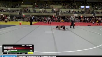 80 lbs Quarterfinal - Ben Luchsinger, New Prague vs Jace Cross, Immortal Athletics WC