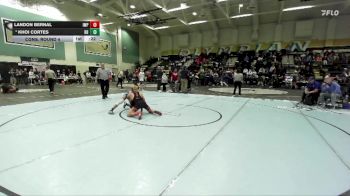 128 lbs Cons. Round 4 - Khoi Cortes, Rancho Bernardo vs Landon Bernal, Imperial